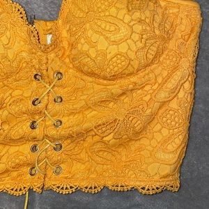 Lace Up Front Cami Top